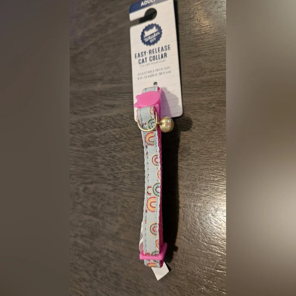 Whisker City Rainbow Adult Cat Collar